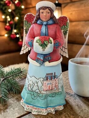 Jim Shore Heartwood Creek Angel Angelic Blessings To You And Yours 4041081 Boxed